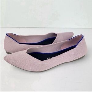 Rothy’s The Point Petal Pink Flats Retired Size 7